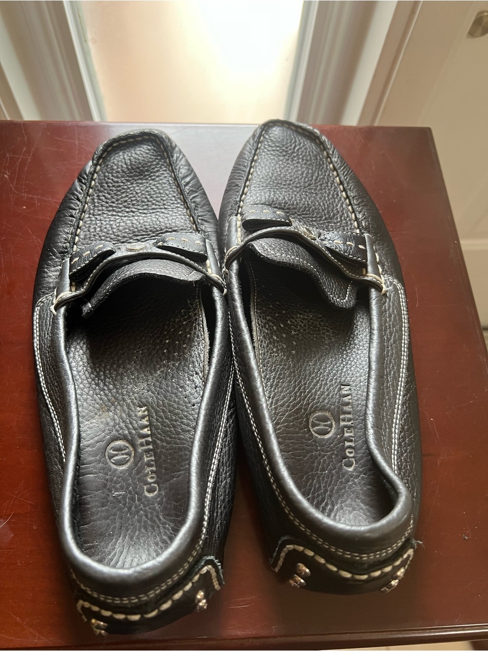 Cole Haan Black Leather Driving Loafer - Picture 7 of 8